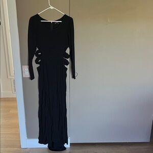 For Love And Lemons Black Long Sleeve Dress